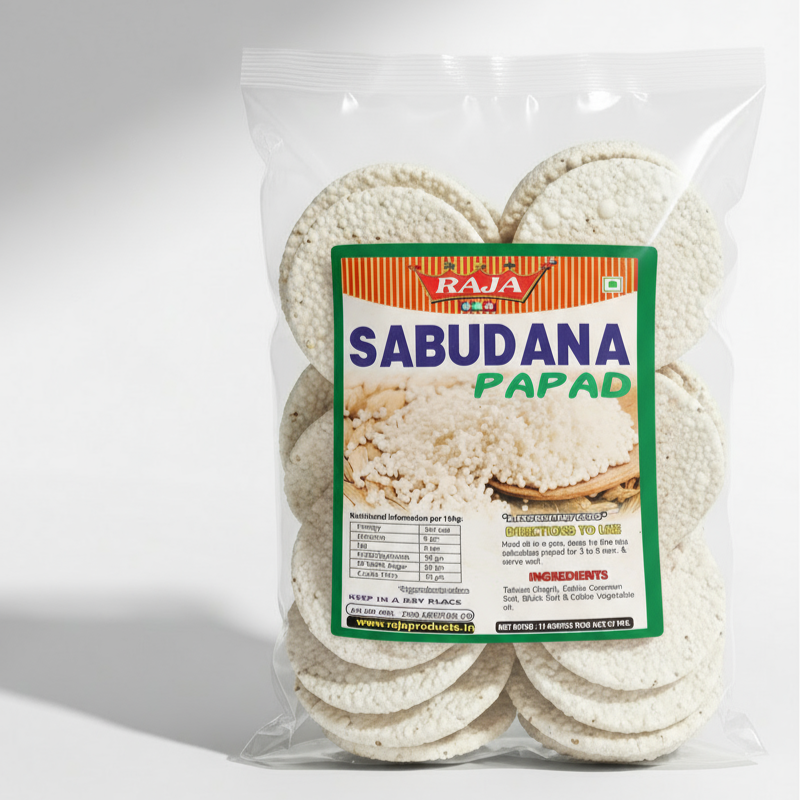 Sabudana Papad Plain
