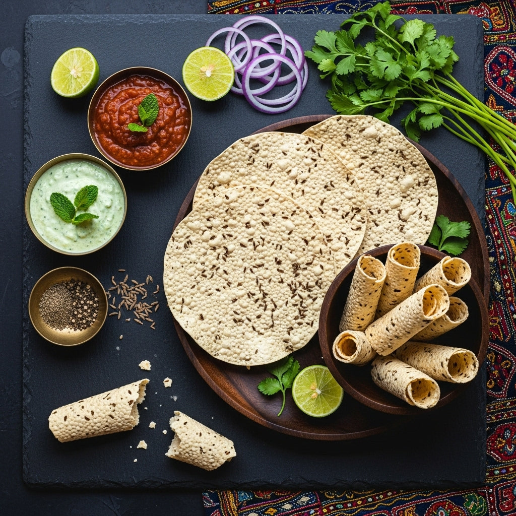Sindhi Jeera Papad