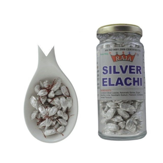 Silver Elaichi (Saffron Blended)