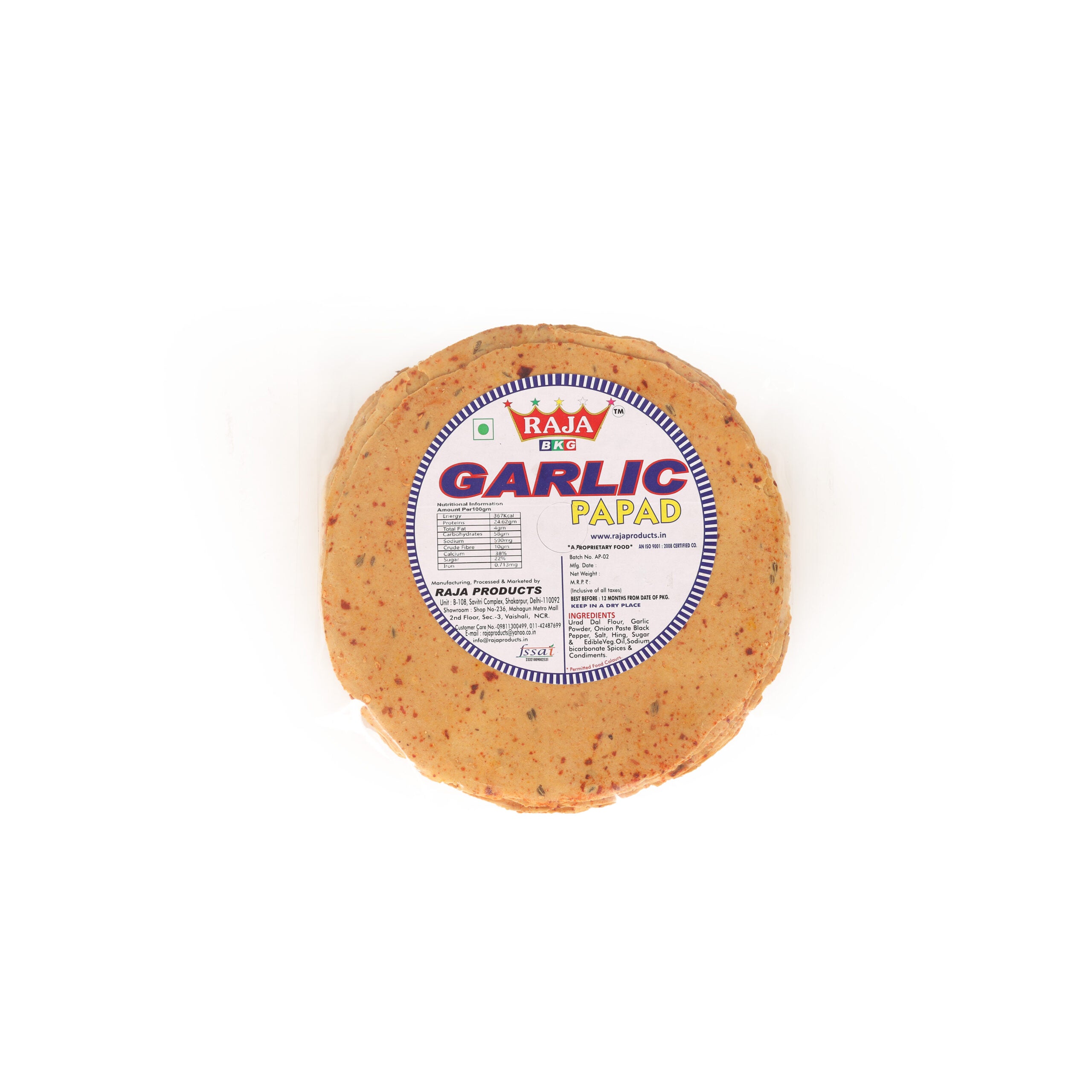 Garlic Papad