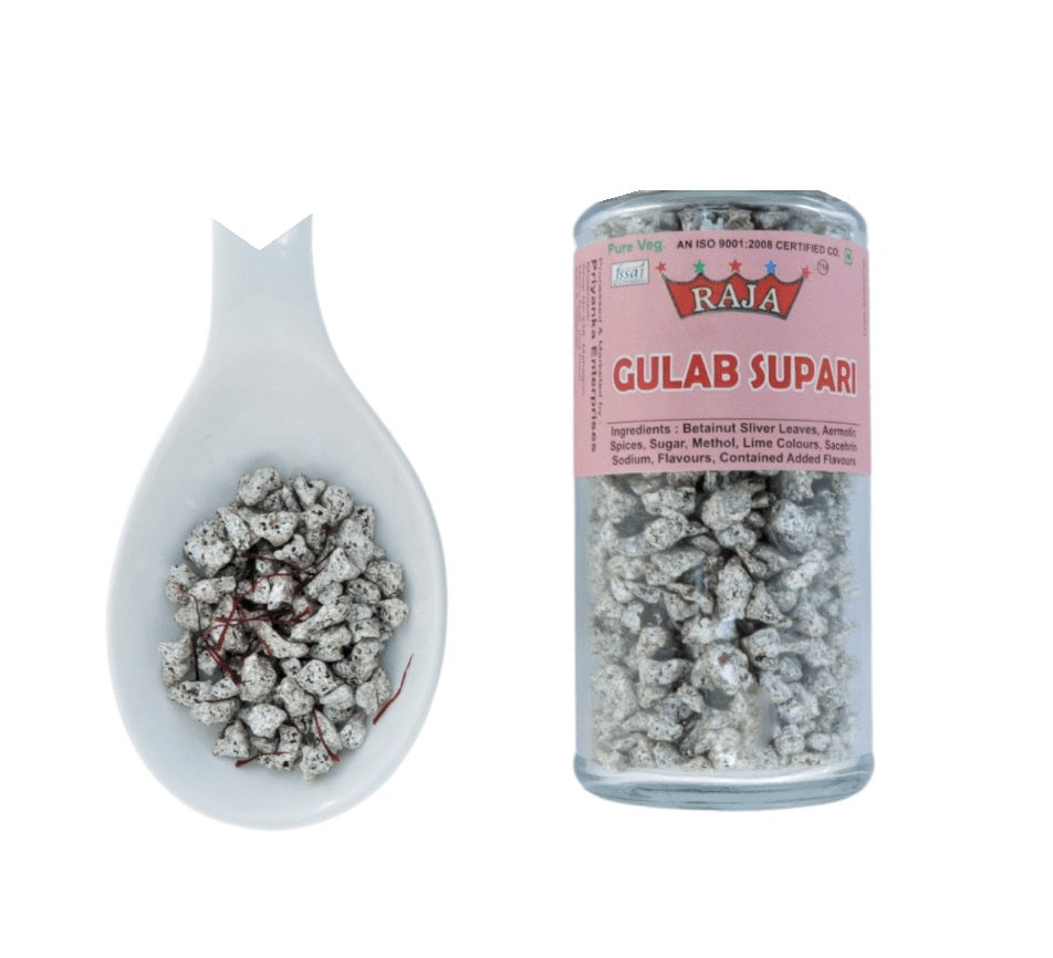 Silver Gulab Supari (Saffron Blended)