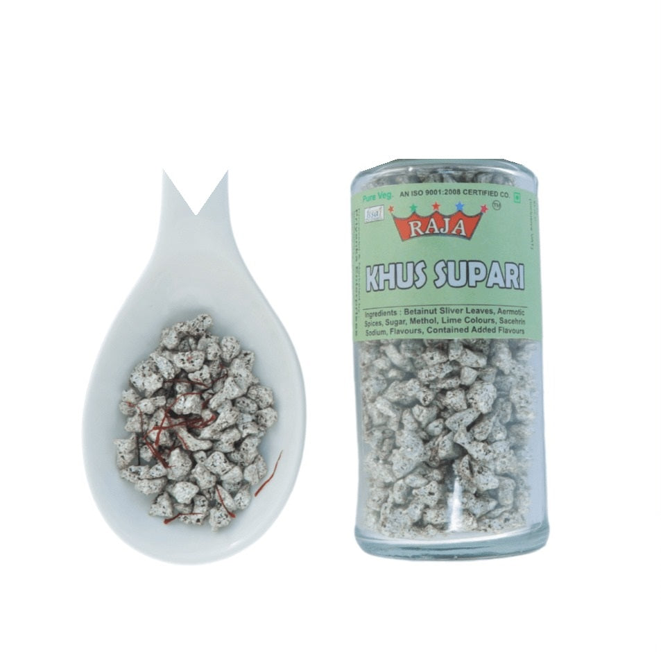 Silver Khus Supari (Saffron Blended)