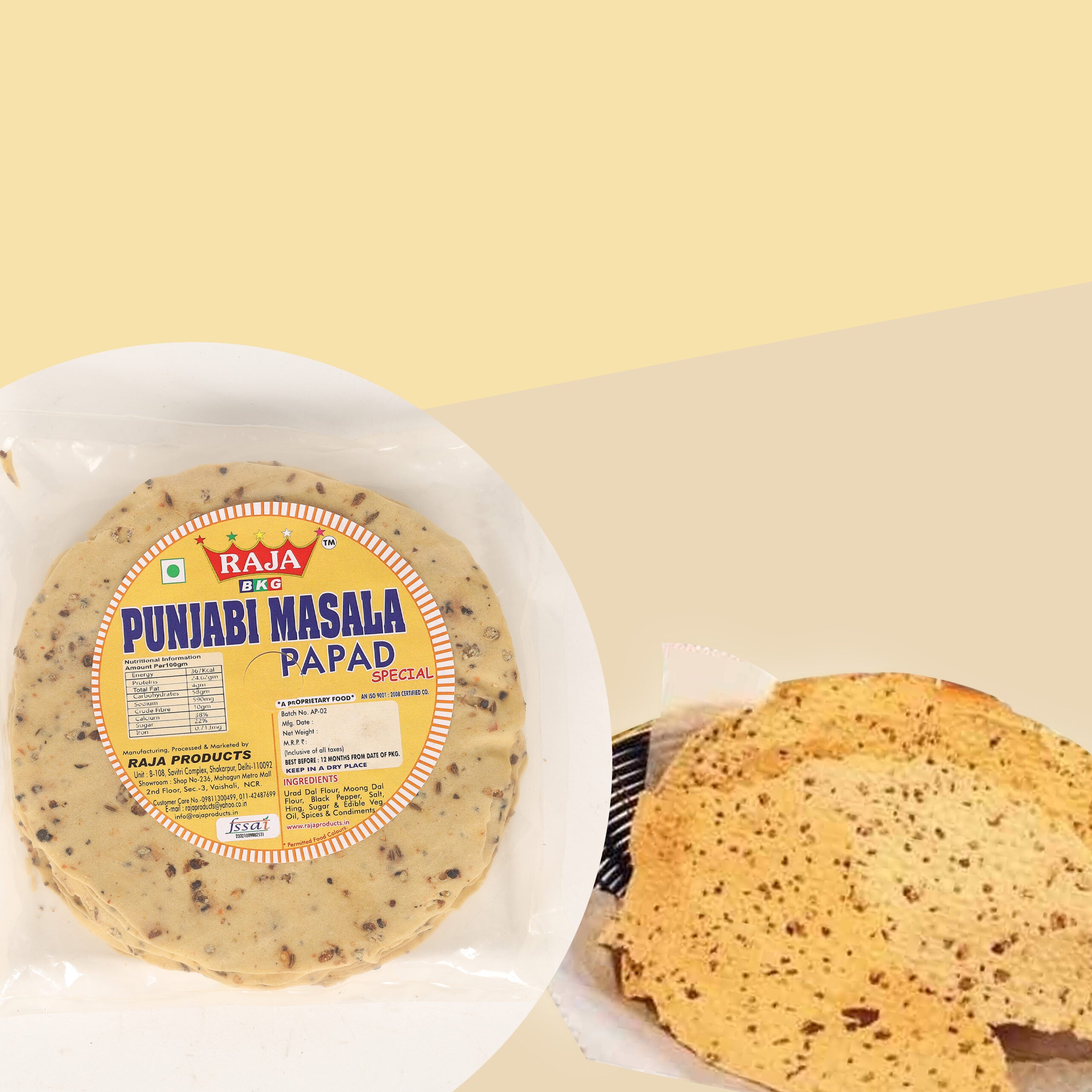 Punjabi Masala Papad