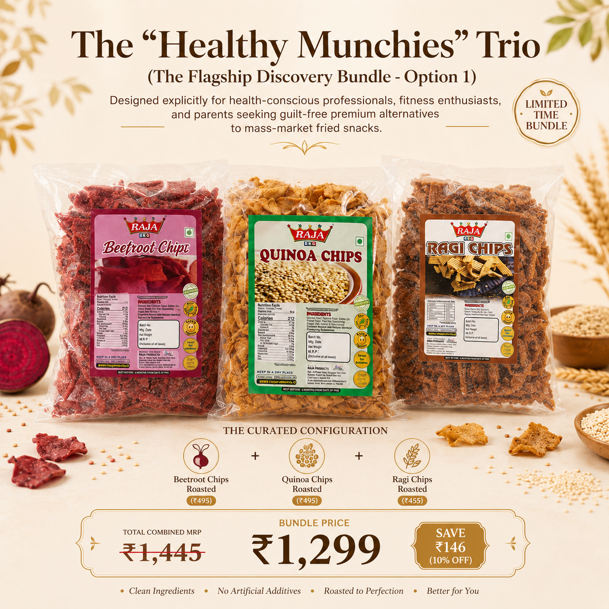 The "Healthy Munchies" Trio