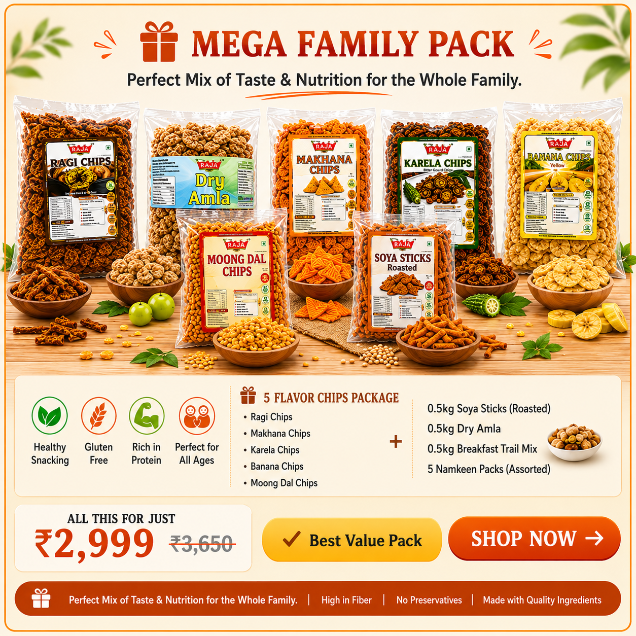 Mega Family Pack - RAJA BKG