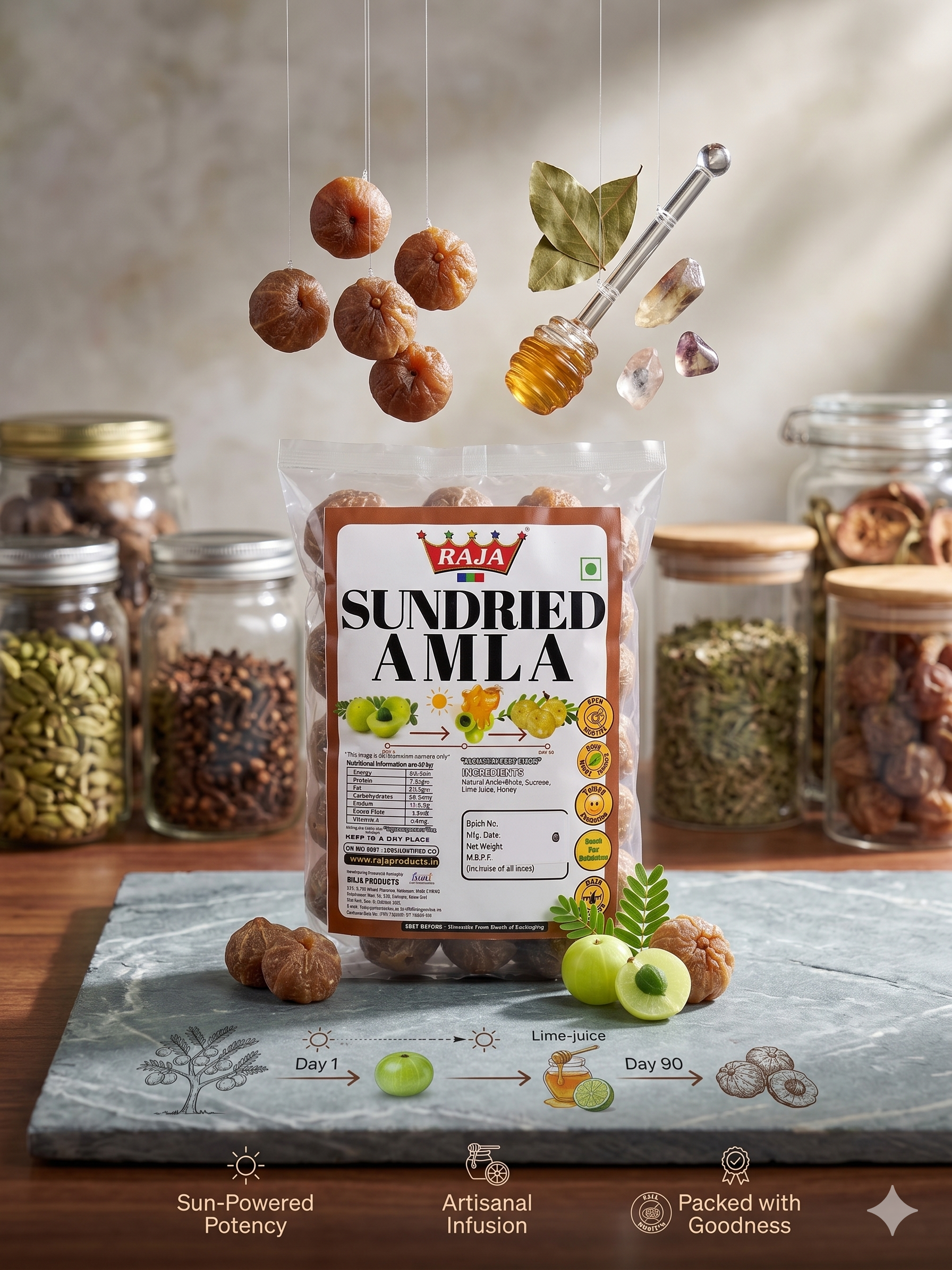 Sundried Amla (Gooseberry)