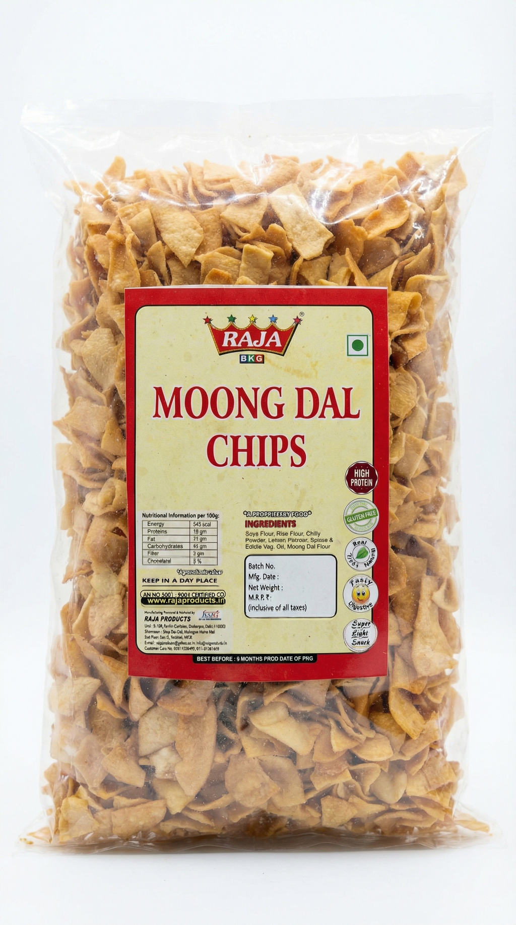 Moongdal Chips Roasted - RAJA BKG