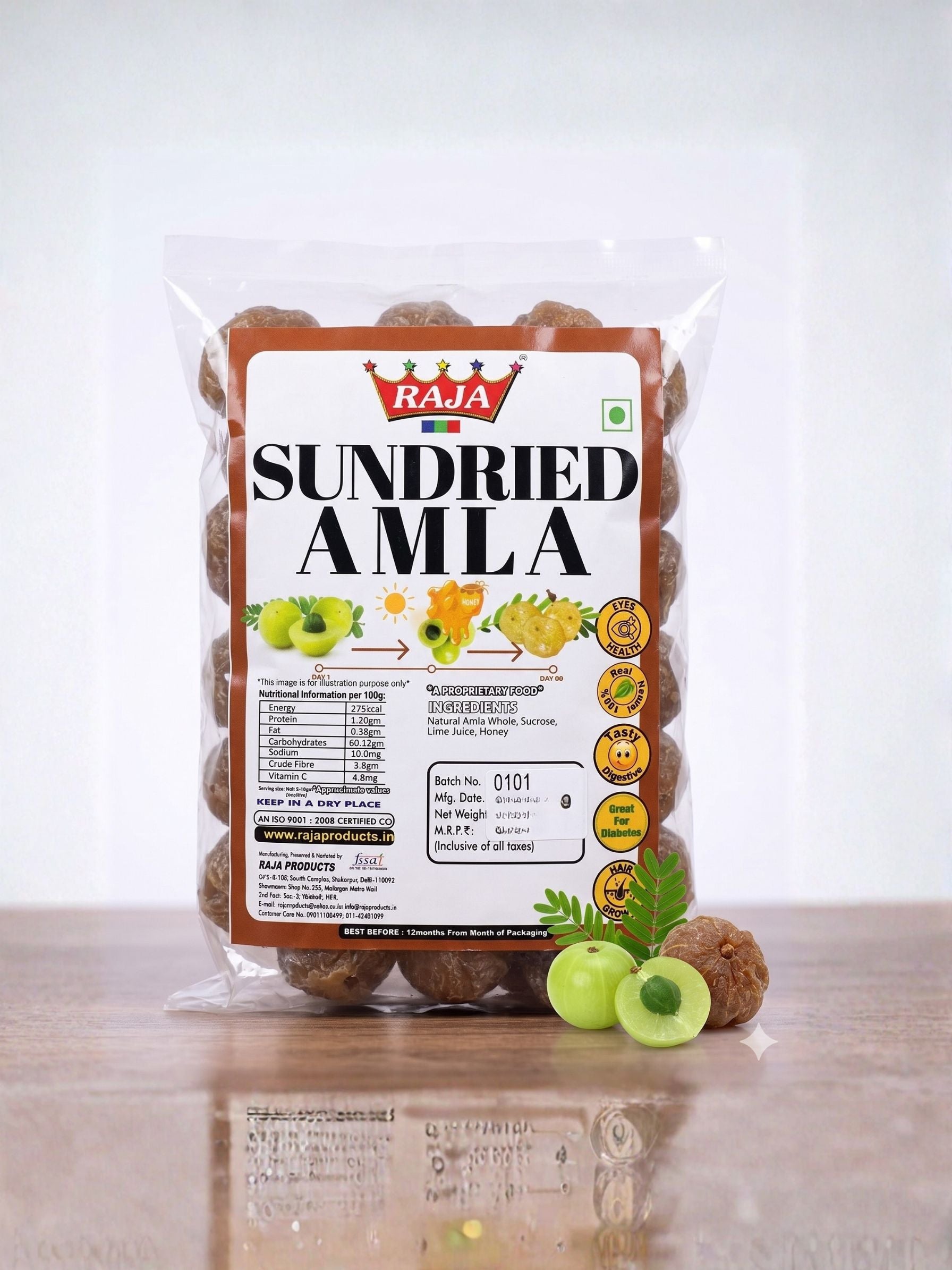 Sundried Amla (Gooseberry)